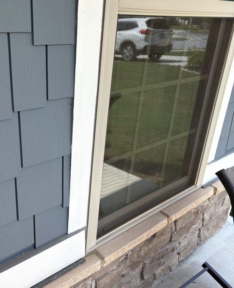 Clean window after window cleaning